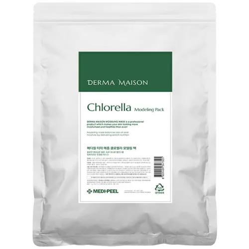 Альгинатная маска для лицо Medi Peel Derma Maison Chlorella Modeling Pack с экстрактом водорослей, 1000 г.