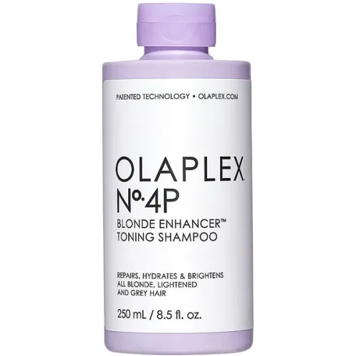 Тонуючий шампунь для волосся «магія блонду» Olaplex 4P Blonde Enhancer Toning Shampoo, 250 мл.