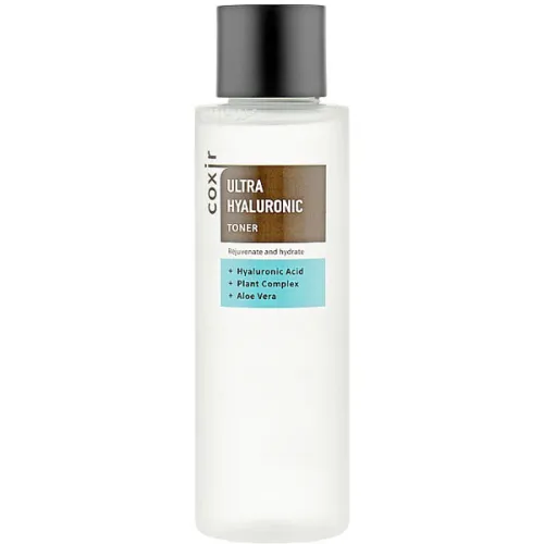 Увлажняющий тонер для лица Coxir Ultra Hyaluronic Toner с гиалуроновой кислотой, 150 мл.