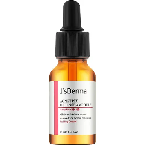 Интенсивная ампульная сыворотка для проблемной кожи лица JsDerma Acnetrix Defense Ampoule, 15 мл.