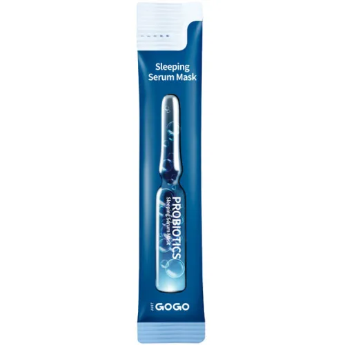 Ночная ампульная маска для лица Just Go Go Probiotics Sleeping Serum Mask с пробиотиком, 4 мл.