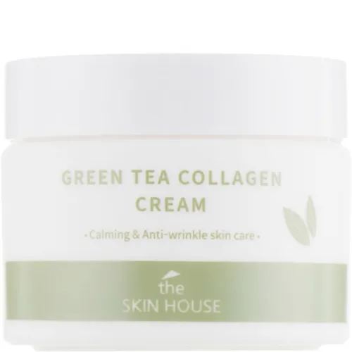Крем для обличчя The Skin House Green Tea Collagen Cream з екстрактом зеленого чаю та колагеном, 50 мл.