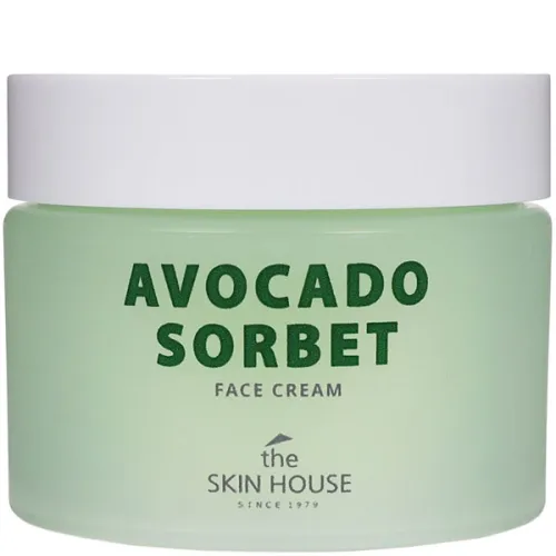 Питательный крем для лица The Skin House Avocado Sorbet Face Cream с экстрактом авокадо, 50 мл.