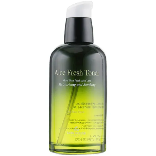 Увлажняющий и успокаивающий тонер для лица The Skin House Aloe Fresh Toner с экстрактом алоэ вера, 130 мл.