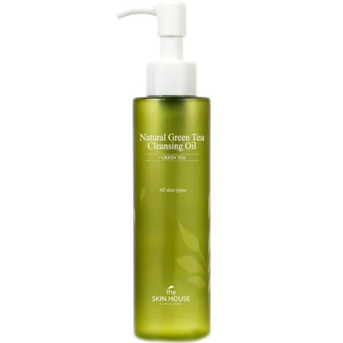 Гідрофільна олія для обличчя The Skin House Natural Green Tea Cleansing Oil з екстрактом зеленого чаю, 150 мл.