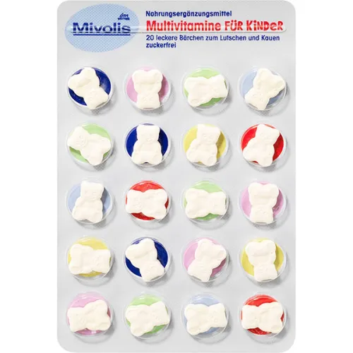 Мультивитамины-леденцы для детей Mivolis Multivitamins For Children Lozenges