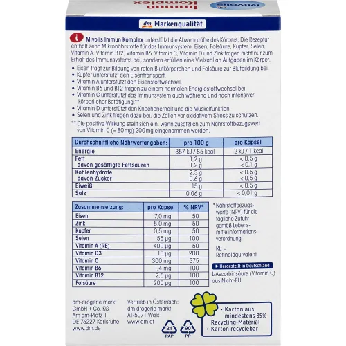 Комплекс для поддержки иммунной системы Mivolis Immune Complex - вид 2