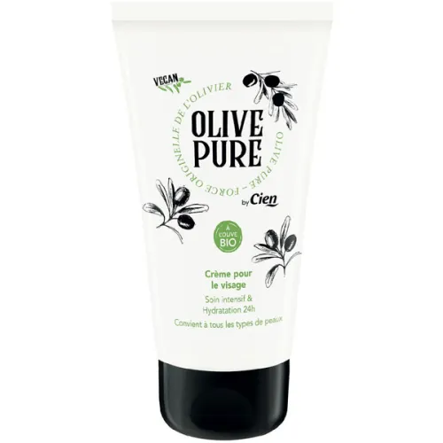 Крем для лица Cien Pure Olive Face Cream с экстрактом оливкового масла, 75 мл.
