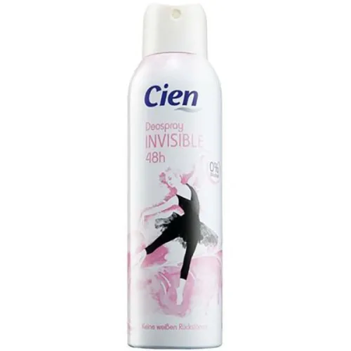 Антиперспірант-спрей Cien Antiperspirant Spray Invisible 48h Sensitive, 200 мл.