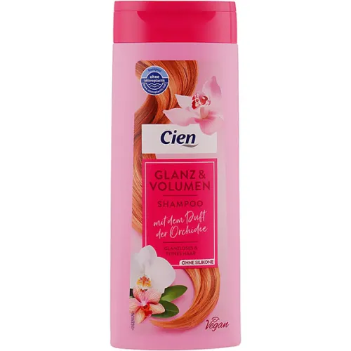 Шампунь для об’єму та блиску волосся «орхідея» Cien Summer Shine & Volume Shampoo, 300 мл.