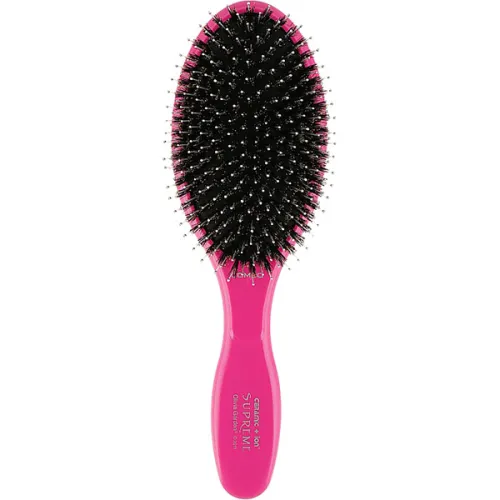 Масажна щітка для волосся Olivia Garden Supreme Ceramic + Ion Combo Pink з комбінованою щетиною