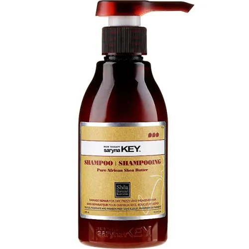 Відновлюючий шампунь для волосся Saryna Key Damage Repair Pure African Shea Butter Shampoo з олією ши, 10 мл.
