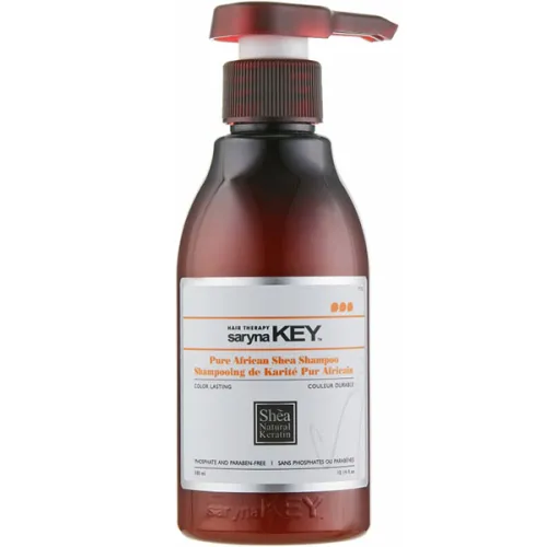 Відновлюючий шампунь для фарбованого волосся Saryna Key Color Lasting Pure African Shea Butter Shampoo з олією ши, 300 мл.