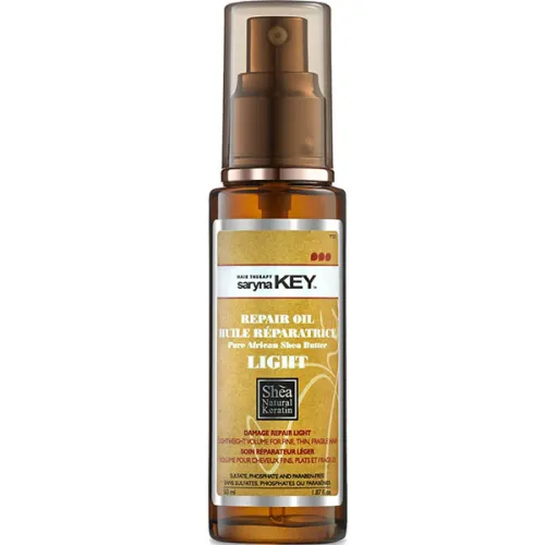 Відновлююча олія ши для волосся, полегшена Saryna Key Damage Repair Light Pure African Shea Butter Repair Oil, 10 мл.