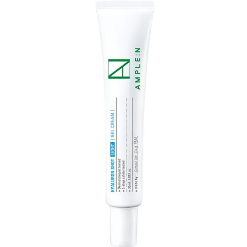 Ультралегкий зволожуючий крем-гель для обличчя Ample:N Hyaluron Shot Light Gel Cream з гіалуроновою кислотою, 30 мл.