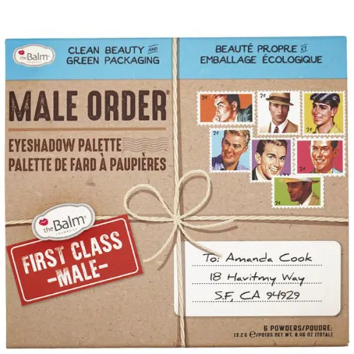 Палетка тіней для очей theBalm Male Order First Class Male, 13.2 г.