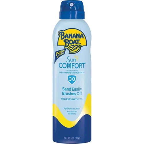 Солнцезащитный спрей для лица и тела Banana Boat SunComfort Ultra Mist Broad Spectrum Sun Care Sunscreen Spray SPF30, 170 г.