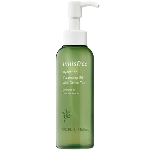 Гидрофильное масло для лица Innisfree Hydrating Cleansing Oil With Green Tea с экстрактом зеленого чая, 150 мл.