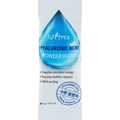 Ензимна пудра для вмивання IsNtree Hyaluronic Acid Powder Wash з гіалуроновою кислотою, 1 г.