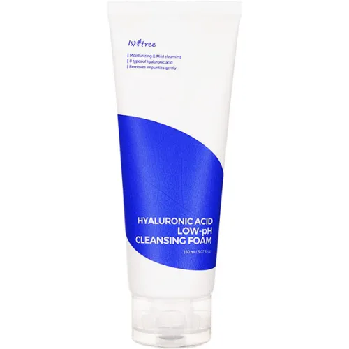 Увлажняющая пенка для умывания IsNtree Hyaluronic Acid Low pH Cleansing Foam с гиалуроновой кислотой, 150 мл.