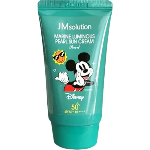 Зволожувальний сонцезахисний крем для обличчя та тіла JMsolution Marine Luminous Pearl Sun Cream Pearl SPF50 PA++++, 50 мл.