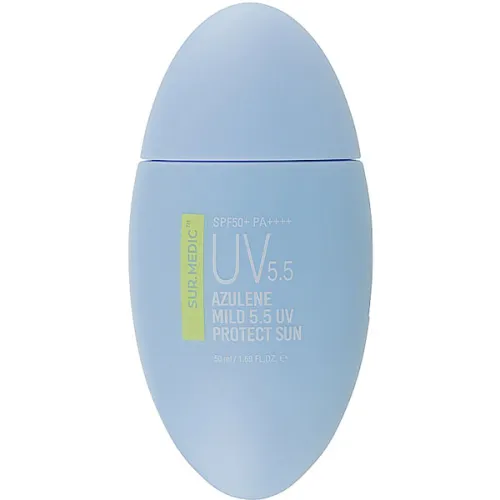 Солнцезащитный крем для лица Neogen Sur.Medic Azulene Mild 5.5 UV Protect Sun SPF50+ PA++++ с азуленом, 50 мл.
