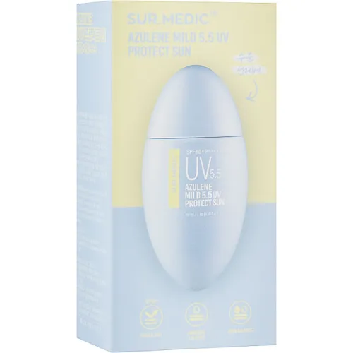 Солнцезащитный крем для лица Neogen Sur.Medic Azulene Mild 5.5 UV Protect Sun SPF50+ PA++++, 50 мл. - вид 2