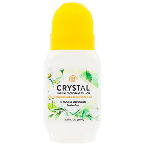 Мінеральний кульковий дезодорант «ромашка та зелений чай» Crystal Body Deodorant Mineral-Enriched Deodorant Roll-On