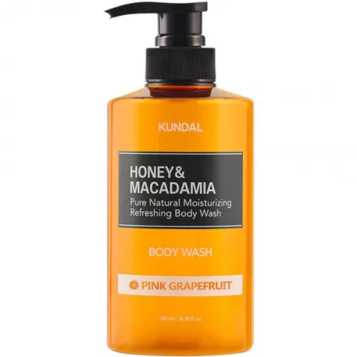 Гель для душа «розовый грейпфрут» Kundal Honey & Macadamia Body Wash Pink Grapefruit, 500 мл.