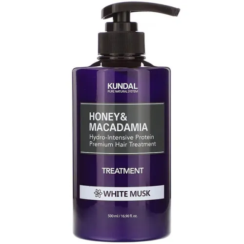 Кондиціонер для волосся «білий мускус» Kundal Honey & Macadamia Treatment White Musk, 500 мл.