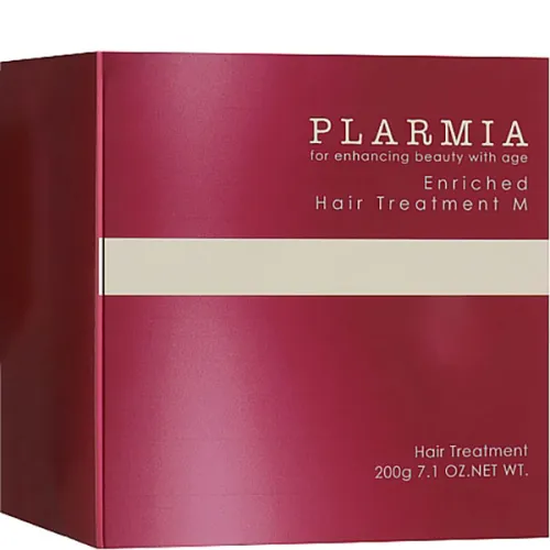 Регенеруюча маска для жорсткого волосся проти старіння Milbon Plarmia Enriched Hair Treatment M, 200 г. - вигляд 2