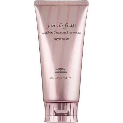 Бальзам-кондиционер для увлажнения и блеска жестких волос Milbon Jemile Fran Juicy+Glossy Beautifying Treatment For Coarse