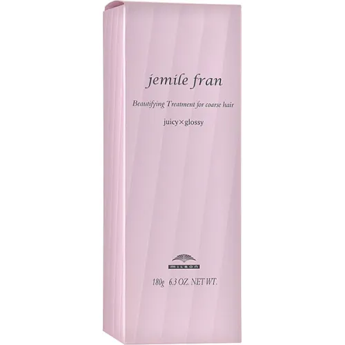 Бальзам-кондиционер для увлажнения и блеска жестких волос Milbon Jemile Fran Juicy+Glossy Beautifying Treatment For Coarse