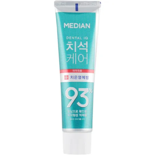 Отбеливающая зубная паста для слабых десен Median Dental IQ 93% Prevent Gingivitis, 120 г.