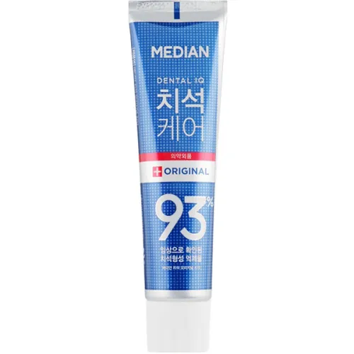 Зубна паста проти карієсу та нальоту Median Dental IQ 93% Original, 120 г.