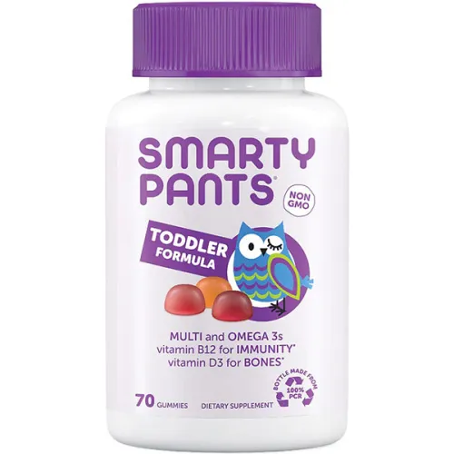 Мультивитаминный жевательный комплекс для детей от 2х лет SmartyPants Toddler Formula Multi & Omega 3s Gummies