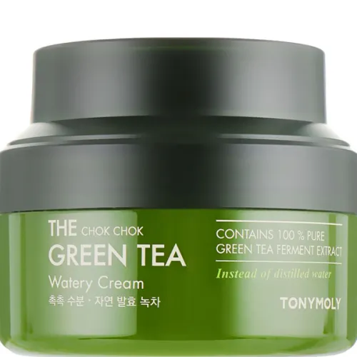 Крем для лица Tony Moly The Chok Chok Green Tea Watery Cream с экстрактом зеленого чая, 60 мл.