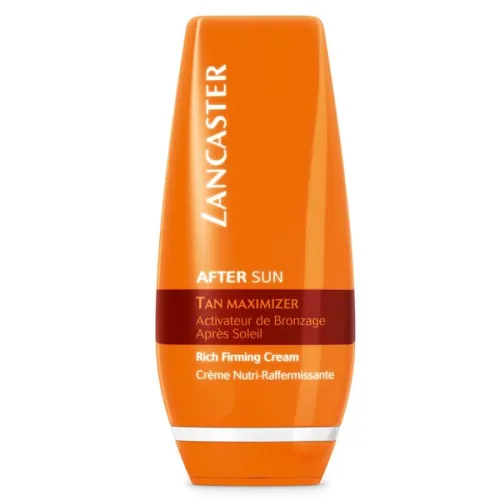 Активатор загара-крем для тела Lancaster After Sun Tan Maximizer Rich Firming Cream Body с эффектом похудения, 125 мл.