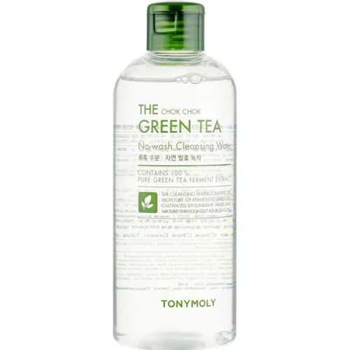 Очищающая вода для лица Tony Moly The Chok Chok Green Tea No-Wash Cleansing Water с экстрактом зеленого чая, 300 мл.