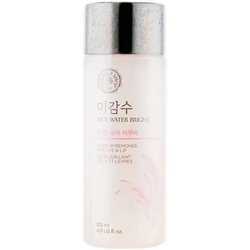 Средство для снятия макияжа The Face Shop Rice Water Bright Lip & Eye Remover с губ и глаз, 120 мл.