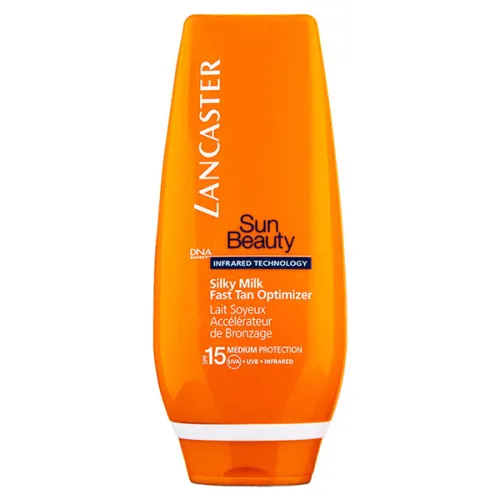 Легкое молочко для быстрого загара Lancaster Sun Beauty Silky Milk Fast Tan Optimizer SPF15, 175 мл.