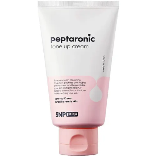 Крем для выравнивания тона кожи лица SNP Prep Peptaronic Tone Up Cream с пептидами, 100 мл.