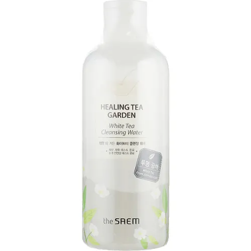 Очищающая вода The Saem Healing Tea Garden White Tea Cleansing Water с экстрактом белого чая, 300 мл.