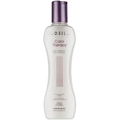 Несмываемый кондиционер для защиты цвета окрашенных волос CHI Biosilk Color Therapy Lock & Protect Leave In Treatment с