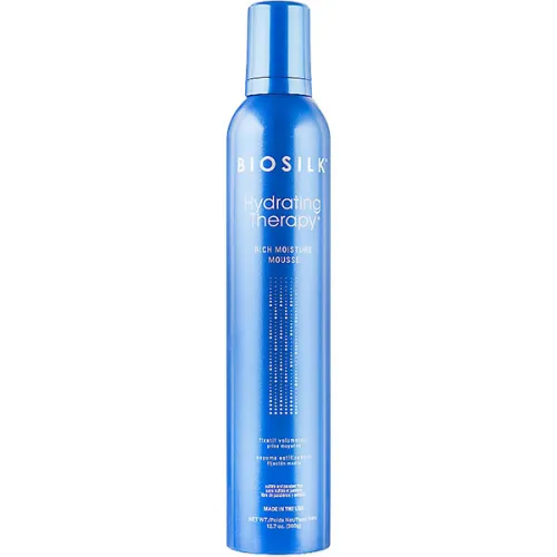 Зволожуючий мус для укладання волосся CHI BioSilk Hydrating Therapy Rich Moisture Mousse, 360 г.
