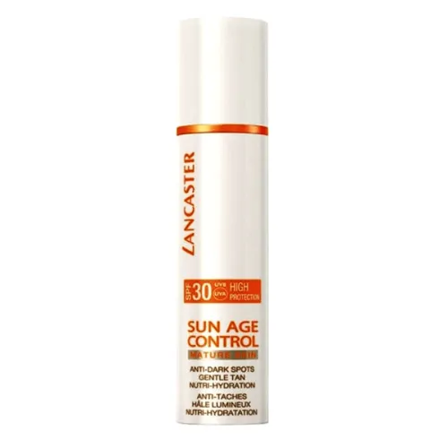 Солнцезащитный антивозрастной увлажняющий крем Lancaster Sun Age Control Anti-Dark Spots Gentle Tan Nutri-Hydration SPF30