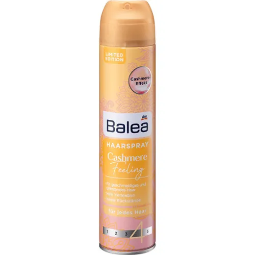 Лак для укладки волос «кашемир» Balea Hairspray Cashmere Feeling, 300 мл.