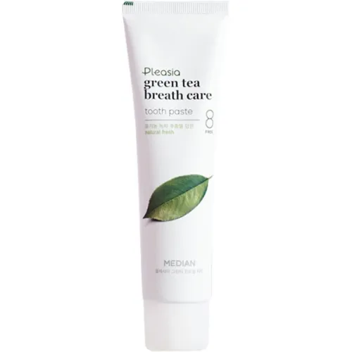 Зубна паста Pleasia Green Tea Breath Care Toothpaste з екстрактом зеленого чаю, 120 г.