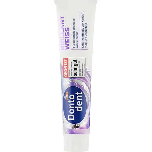 Отбеливающая зубная паста Dontodent Brilliant White Toothpaste, 125 мл.