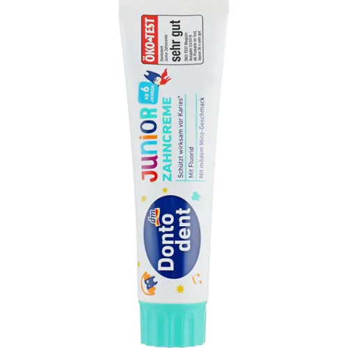 Детская зубная паста Dontodent Junior Toothpaste, 100 мл.